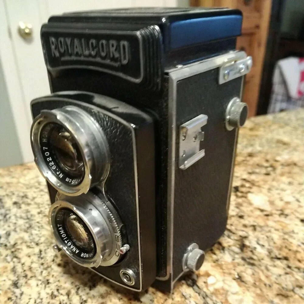 Very Rare Royalcord Twin Lens Reflex Camera w/ Horinor Anastigmat f/3.5 7.5cm